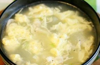 消暑养生食疗：海米冬瓜蛋汤