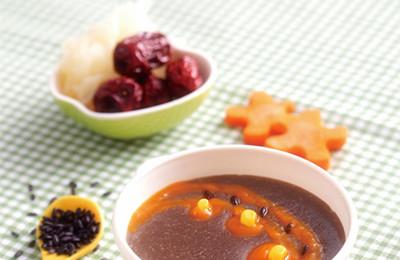 8个月宝宝辅食食谱推荐：自制黑米红枣水果泥