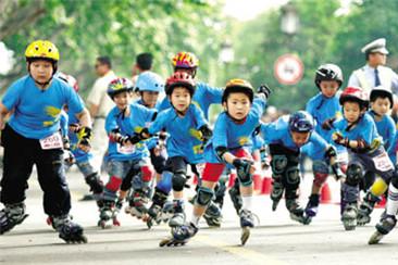 轮滑对孩子有什么好处