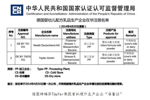 特福芬奶粉最新事件