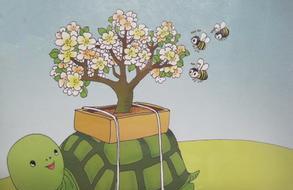 千年龟和小蜜蜂的故事