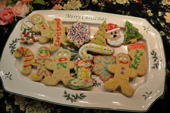 圣诞创意小甜点：圣诞姜饼曲奇