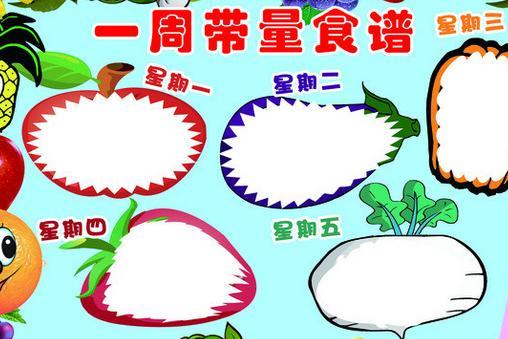 春季幼儿园营养食谱推荐