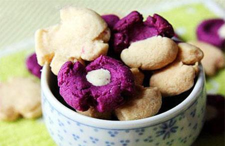 紫薯玛格丽特小饼
