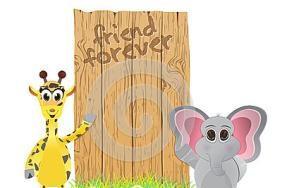 长颈鹿和大象的故事