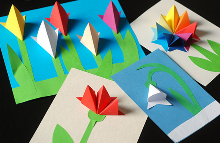 幼儿园母亲节卡片制作方法，简单大气的立体花瓣卡片