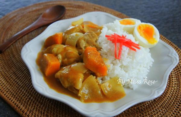 鸡肉南瓜咖喱饭