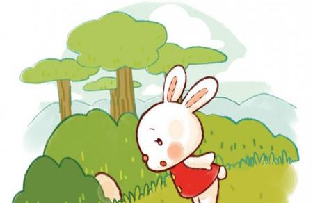 孵蛋的小兔子的故事