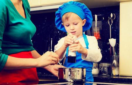 厨房也可以给孩子做早教？