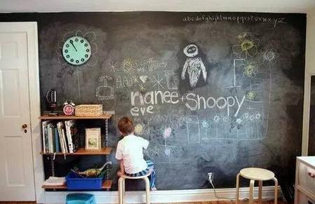 给孩子一面这样的黑板墙，孩子会爱你一辈子！