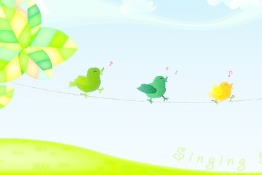 爱唱歌的小鸟