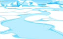企鹅做冰雪甜点