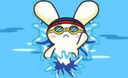 小兔游泳
