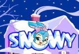 雪山蓝兔