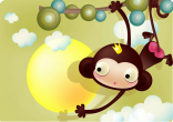 小猴子照镜子(3)