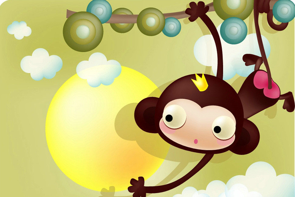 小猴子照镜子（3）