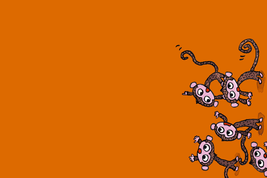 小猴子照镜子（1）