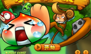 猴子吃水果