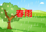 春雨蒙蒙的下