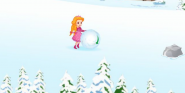 公主推雪球哄宠物