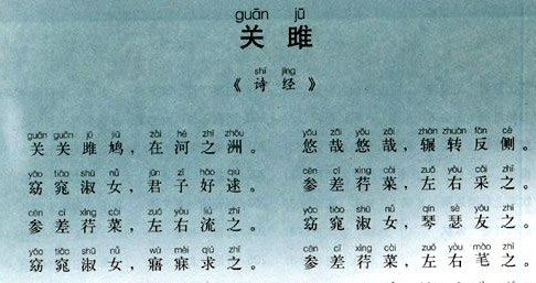 关雎朗读视频