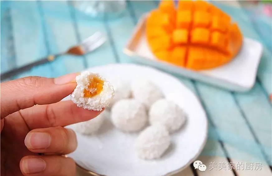 冰爽沁入心扉的解暑小甜点——芒果糯米糍