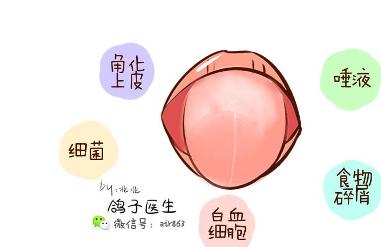 舌苔厚白是积食，从舌苔看宝宝健康状况