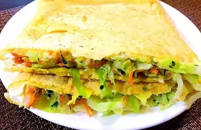 快手营养早餐--鸡蛋菜煎饼