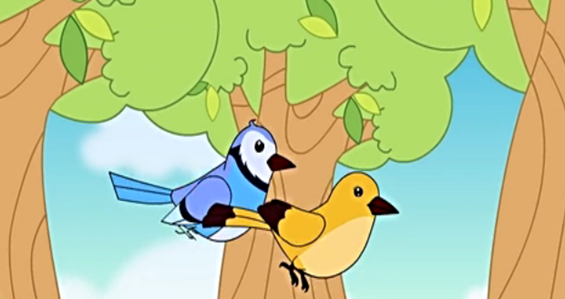 两只小鸟的故事
