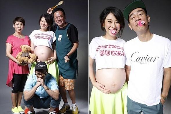 夫妻孕照：有人脱光有人保守
