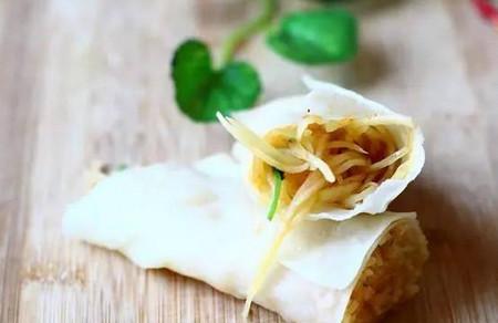 香辣土豆丝春饼的做法