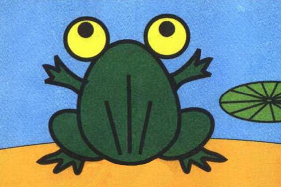 幼儿简笔画小青蛙