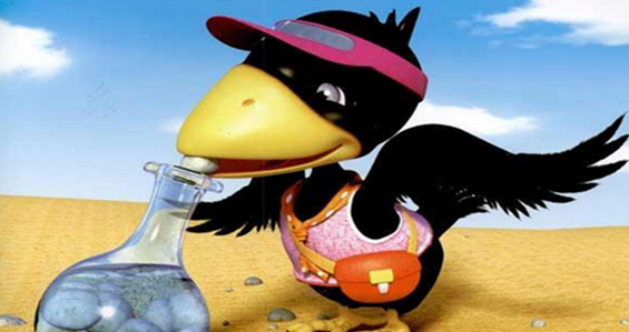 寓言故事之乌鸦喝水