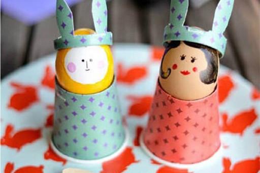 一次性纸杯人偶手工制作