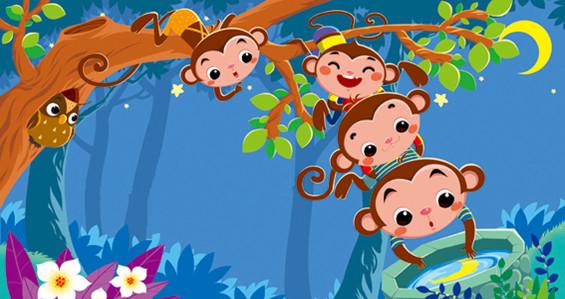 中秋儿歌之猴子捞月亮