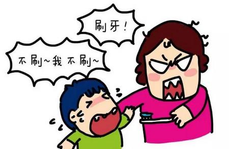 孩子牙齿不能再放养了！一幅漫画告诉你孩子一口好牙怎么养成