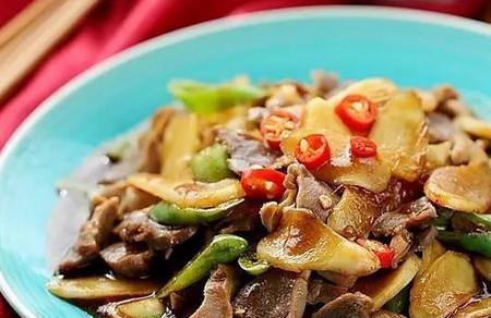 韧脆适中的爽口下酒佳肴---仔姜爆鸡胗的做法