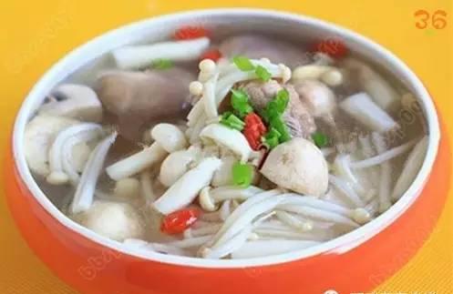 排骨菌菇汤 ~补充维生素D