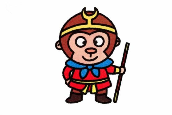 卡通孙悟空简笔画