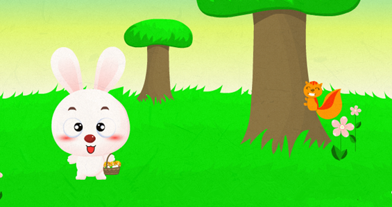 懂礼貌的小白兔故事