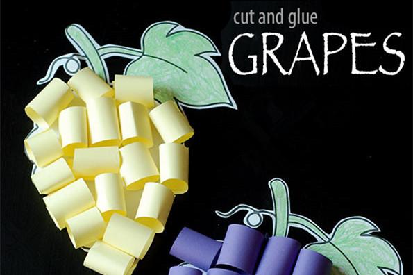 纸葡萄制作方法