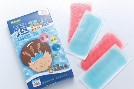 退热贴贴哪里图解