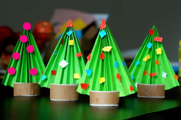 幼儿园圣诞树手工