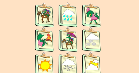 制作天气预报卡片