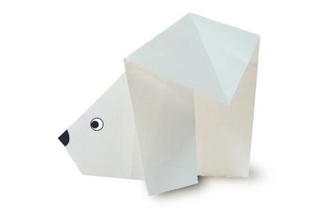 北极熊折纸教程
