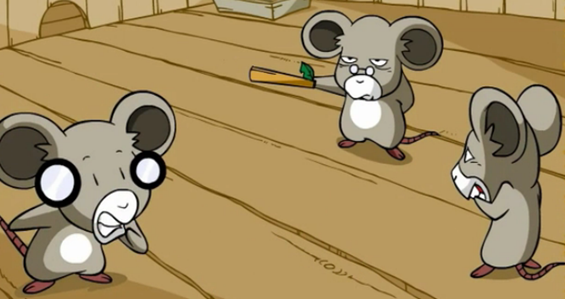 老鼠给猫挂铃铛故事