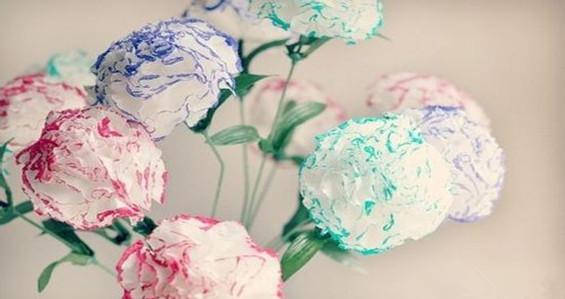 制作纸巾康乃馨