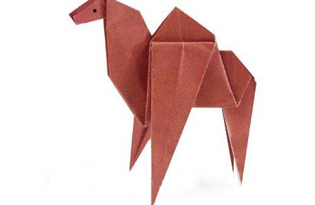 骆驼折纸图解