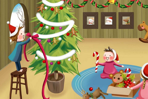 圣诞树粘土