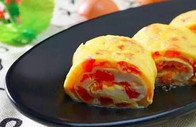 早餐午餐一次性搞定：西红柿鸡蛋卷的做法